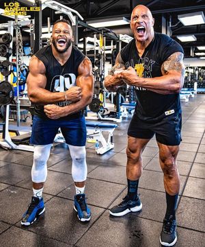 Image post by @therock on Instagram