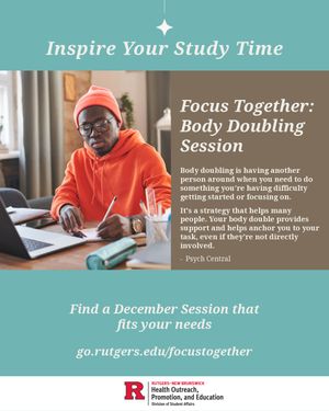 Image post by @rustudenthealth on Instagram