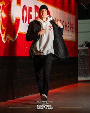 Image post by @NHLFlames on Twitter