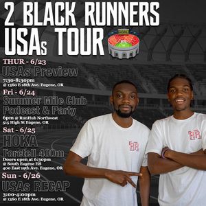 Image post by @2blackrunners on Instagram