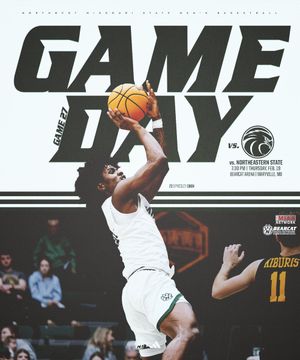 Image post by @NWBearcatMBB on Twitter