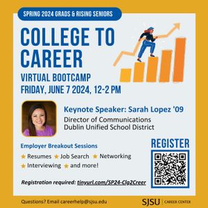 Image post by @sjsu_careercenter on Instagram