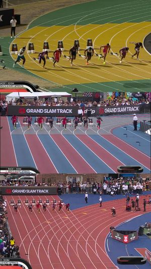 Video post by @grandslamtrack on Facebook