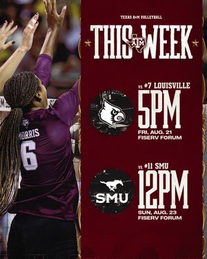 Image post by @aggievolleyball on Instagram