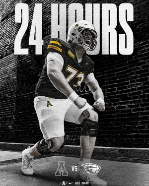 Image post by @appstate_fb on Instagram