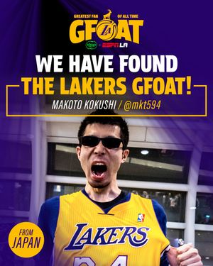 Image post by @lakers on Instagram