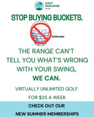 Image post by @golfparadiseclub on Instagram
