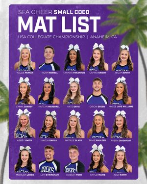 Image post by @sfa_cheer_ on Instagram