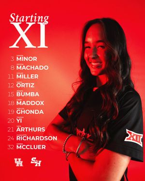 Image post by @UHCougarSoccer on Twitter/X