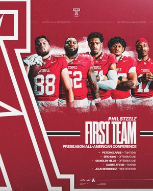 Image post by @temple_fb on Instagram