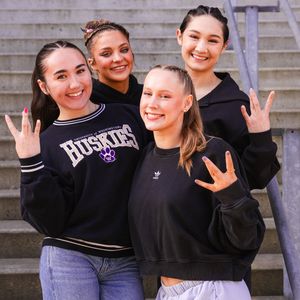 Image post by @uwgymnastics on Instagram