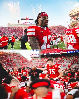 Image post by @huskerfootball on Instagram