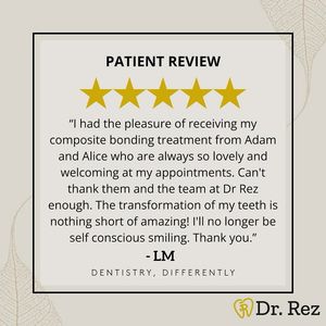 Image post by @drrezdental on Facebook
