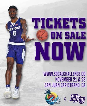 Image post by @HPUMensBasketball on Facebook
