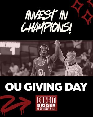 Image post by @ou_wrestling on Instagram
