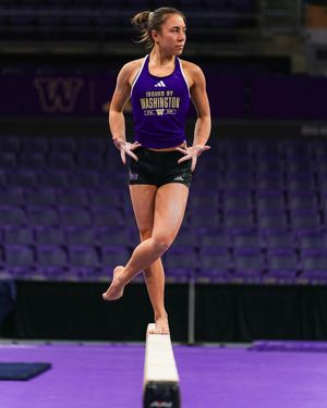 Image post by @uwgymnastics on Instagram