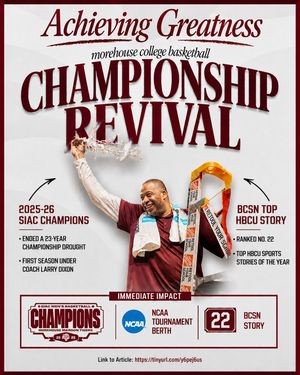 Image post by @morehousebasketball on Instagram