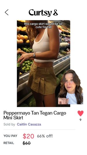 Image post by @curtsyapp on Facebook