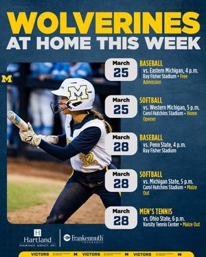 Image post by @UMichAthletics on Twitter