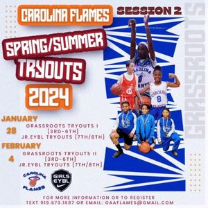 Image post by @carolina_flames_basketball on Instagram