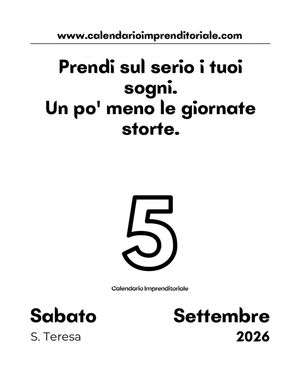 Image post by @calendarioimprenditoriale on Instagram
