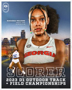 Image post by @UGATrack on Twitter