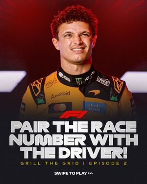Image post by @f1 on Instagram