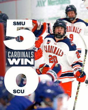Image post by @SMUWHockey on Twitter