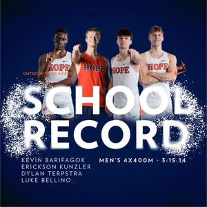 Image post by @hopecollegetrack on Instagram