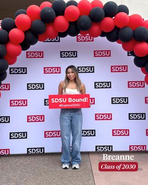 Image post by @sdsuadmissions on Instagram