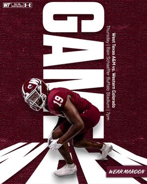 Image post by @wtamu_football on Instagram