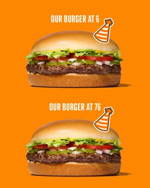 Image post by @whataburger on Instagram