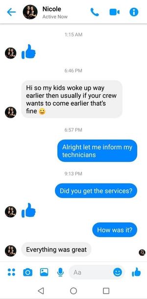 Image post by @Efficientductcleaning on Facebook