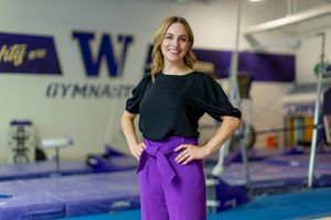 Image post by @UWGymnastics on Twitter