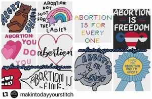 Image post by @shoutyourabortion on Instagram