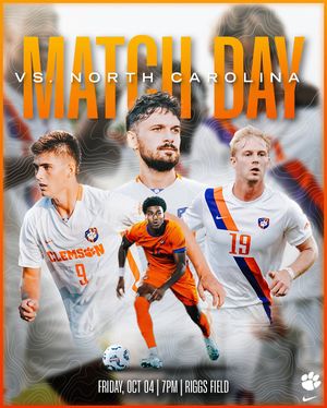 Image post by @clemsonmsoccer on Instagram
