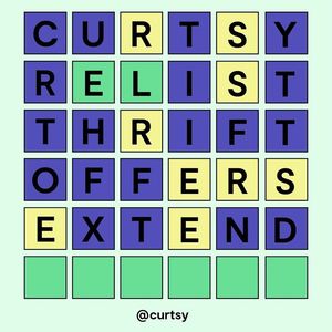 Image post by @curtsyapp on Facebook