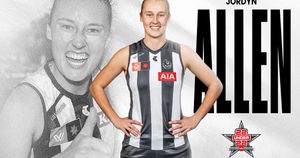 Image post by @CollingwoodAFLW on Facebook