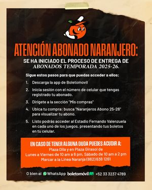 Image post by @clubnaranjeros on Instagram