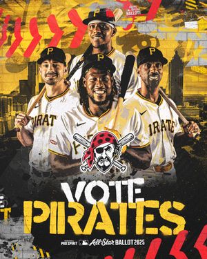 Image post by @Pirates on Twitter