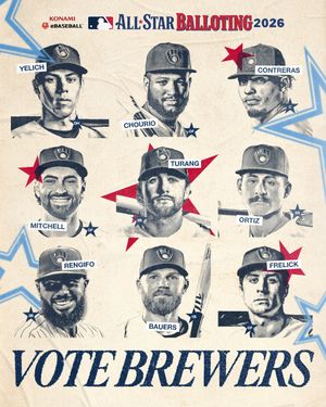 Image post by @brewers on Instagram