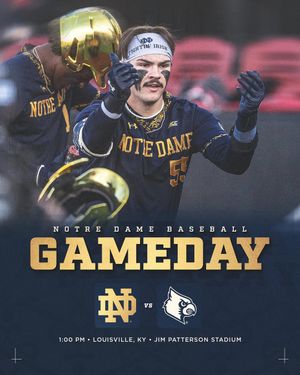 Image post by @notredamebaseball on Instagram