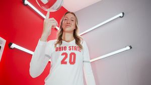 Video post by @OhioStateWVB on Twitter