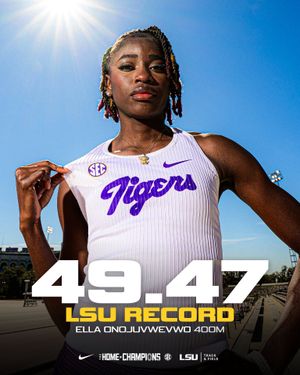 Image post by @lsutrackfield on Instagram