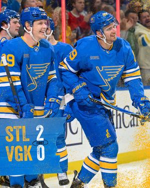 Image post by @StLouisBlues on Twitter/X