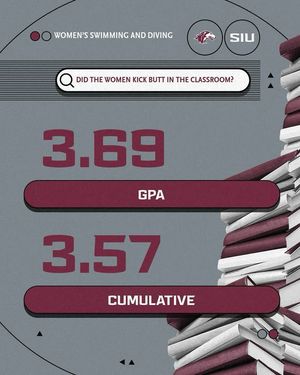 Image post by @SIUSwimDive on Facebook
