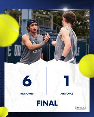 Image post by @RiceTennisW on Twitter