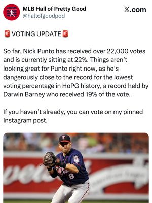 Image post by @mlbhallofgood on Instagram