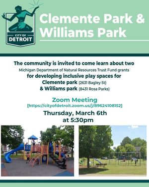 Image post by @DetroitParksRec on Facebook