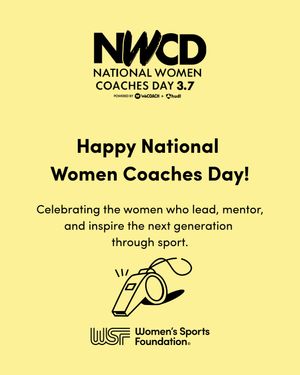 Image post by @womenssportsfoundation on Instagram